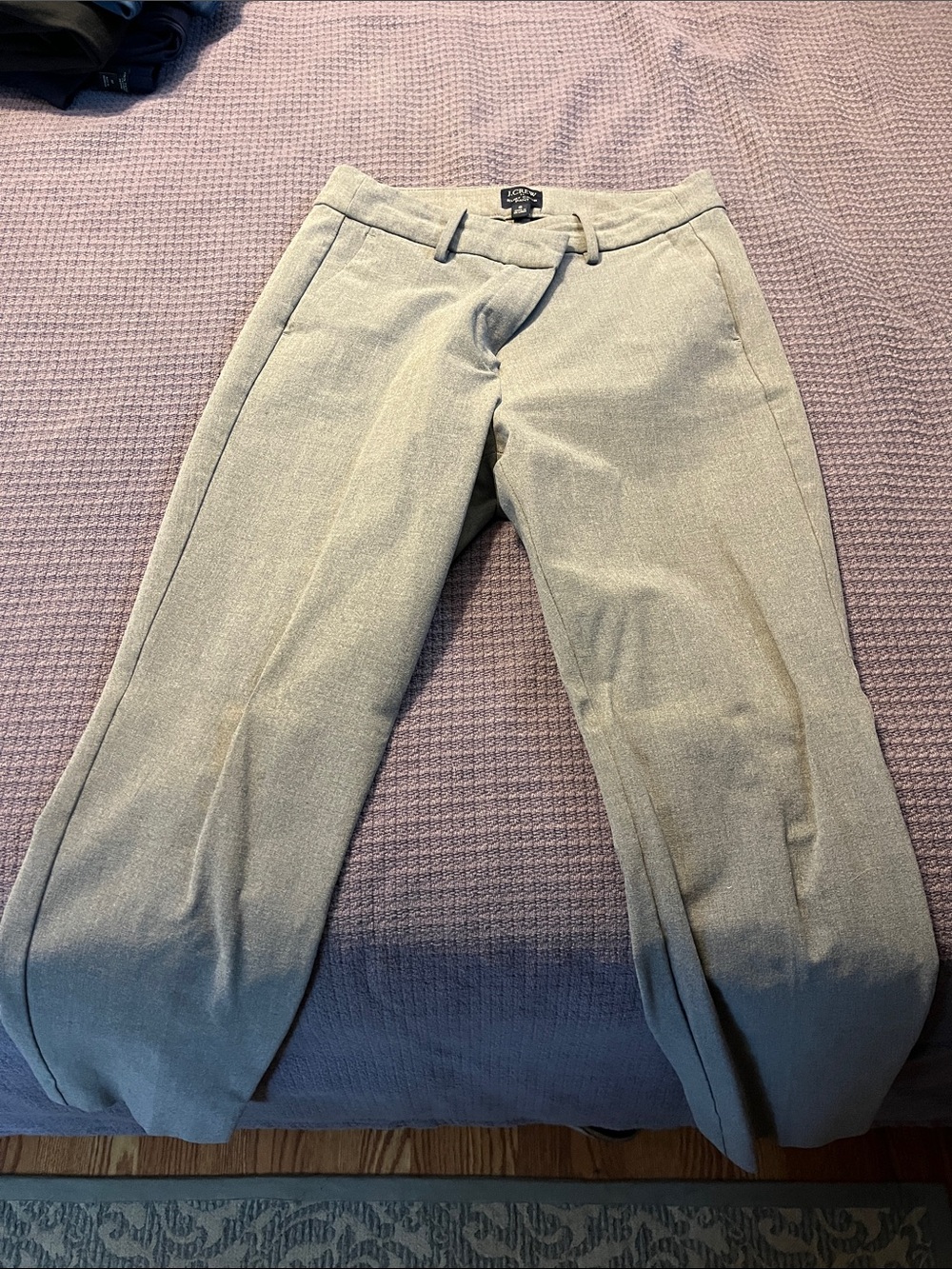 J. Crew Light Gray Cropped Dress Pants